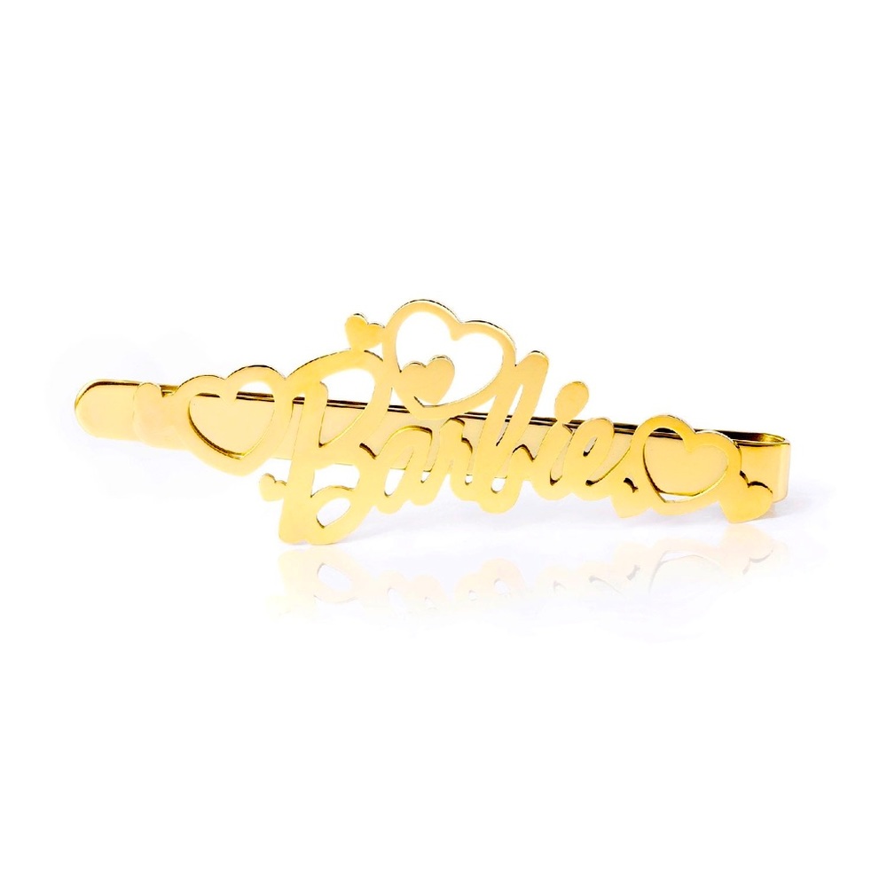 BARBIE x UGLY DUCKLING Gold Hearts Hair Pin